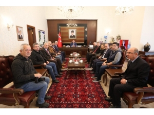 Gazetecilerden Vali Nayir’e ‘Hoş Geldiniz’ Ziyareti