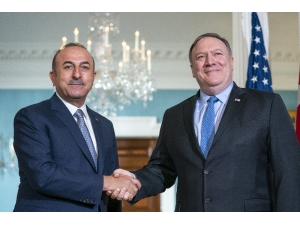 Bakan Çavuşoğlu, Abd Dışişleri Bakanı Pompeo İle Görüştü