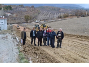 Şaphane’de Yol Çalışmaları
