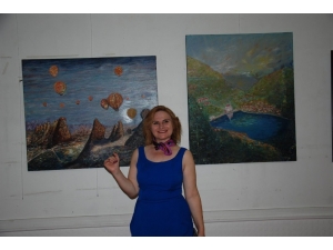 Güher: "Ülkemin Tarihi Ve Doğal Güzelliklerini Resmediyorum”