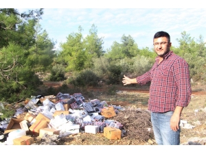 Ormanlık Alanı Günü Geçmiş Ürünlerle Çöplüğe Çevirdiler