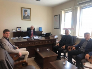 Başkan Yaman, Vali Yılmaz İle Bir Araya Geldi
