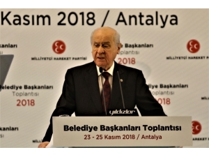 Bahçeli: "İstanbul’un Yanı Sıra İzmir Ve Ankara’da Da Aday Çıkarmayacağız"