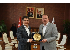 Milletvekili Karacan, Rektör Taş İle Bir Araya Geldi