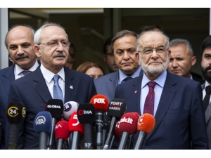 Kılıçdaroğlu, Karamollaoğlu İle Görüştü