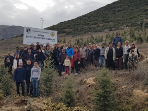 Şehitlerin Adını Taşıyan Fidanlar Toprakla Buluştu