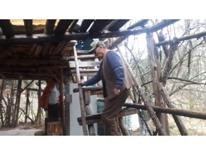 30 Yıldır Dağ Evinde Yaşıyor