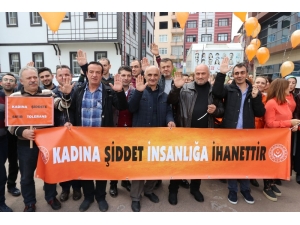 Kadına Yönelik Şiddete Mücadele İçin “Turuncu Balon” Uçurdular