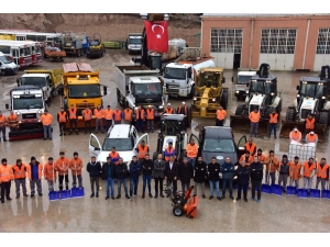 Bilecik Belediyesi Ekip Ve Ekipmanları İle Kışa Hazır