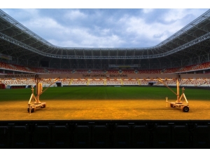 Malatya Stadyumu’nun Zemin Ve Saha Kalitesi Denetime Alındı