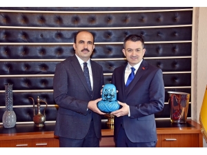 Bakan Pakdemirli’den Başkan Altay’a Ziyaret