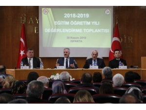 Isparta’da Eğitim Değerlendirme Toplantısı