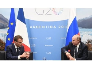 Putin, G20 Liderler Zirvesi’nde Macron İle Görüştü