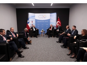 Cumhurbaşkanı Erdoğan, Şili Devlet Başkanı Pinera İle Görüştü