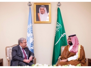 Suudi Arabistan Prensi Selman, Bm Genel Sekreteri İle Görüştü