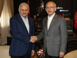 Tbmm Başkanı Yıldırım, Chp Genel Başkanı Kılıçdaroğlu İle Görüştü