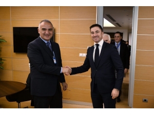 Kültür Ve Turizm Bakanı Ersoy Konuk Bakanlarla Bir Arada