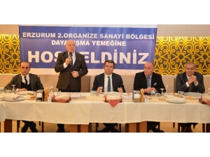 2 . Osb’nin Dayanışma Yemeğinde Birlik Mesajları Verildi