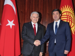 Tbmm Başkanı Yıldırım, Kırgızistan Başbakanı Abulgaziyev İle Görüştü