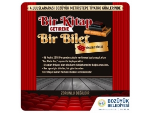 “Bir Kitap Getirene Bir Bilet” Kampanyası Başlatıldı