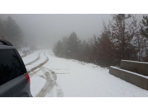 Akdağ’da Kar Kalınlığı 10 Santimetreye Ulaştı