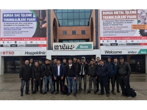 Gaün Naci Topçuoğlu Meslek Yüksekokulu Öğrencilerinden Bursa Fuarına Teknik Gezi