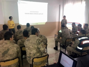 Kadına Yönelik Şiddetle Mücadele Seminerleri Devam Ediyor