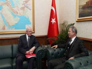 Bakan Akar, Abd’nin Suriye Özel Temsilcisi Jeffrey İle Görüştü