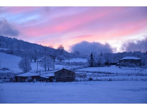 Ordu’nun Yükseklerinde Kartpostallık Kar Manzaraları