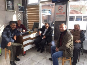 Başkan Yalçın Esnafın Sorunlarını Dinledi