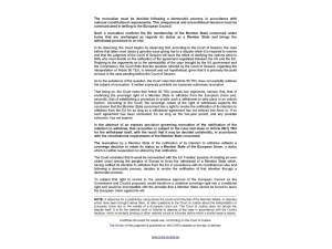 Avrupa Adalet Divanı: "Brexit Sürecini Feshetmek İçin Geç Değil”