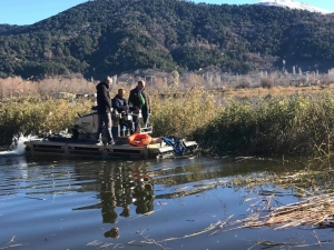 Gölcük Gölü’ndeki Sazlıklar Temizleniyor