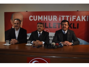 Ak Parti İzmir Adayı Zeybekci’den Mhp Ziyareti