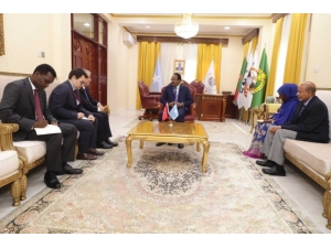 Somali Cumhurbaşkanı Fermacu, Büyükelçi Yılmaz’ı Kabul Etti