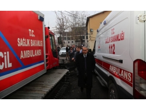 Vali Gündüzöz’den 112 Komuta Kontrol Merkezine Ziyaret