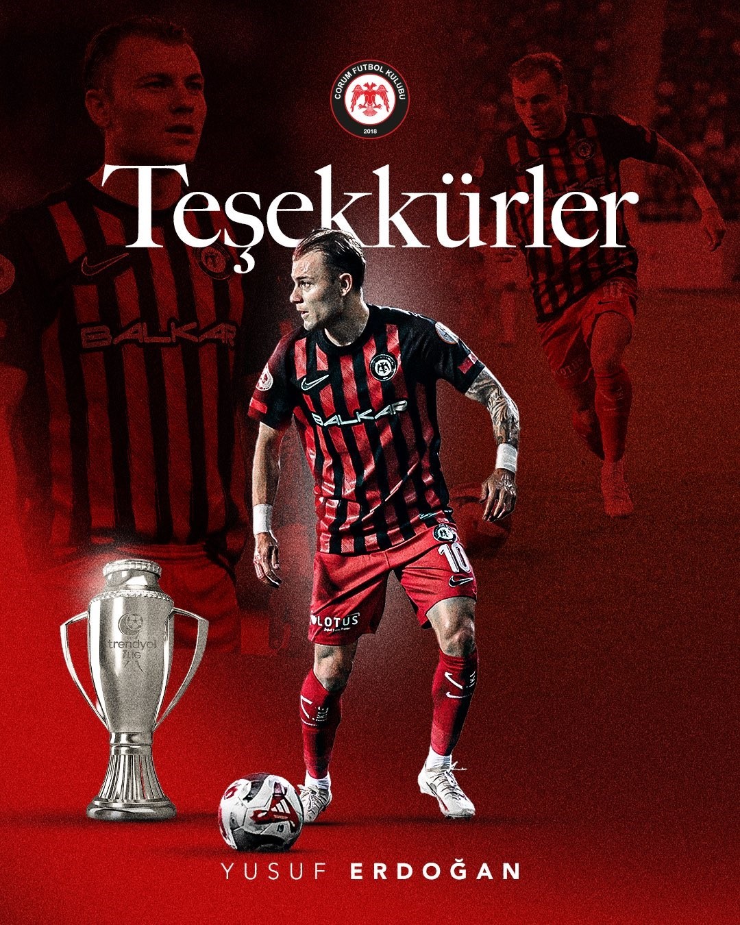 corum-fk-takim-kaptani-yusuf-erdogan-ile-yollarini-ayirdi