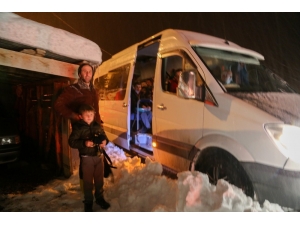 Taşımalı Öğrencilerin Zorlu Yolculukları