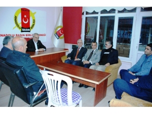 Başkan Adayı Mahmut Polat, Anadolu Basın Birliğini Ziyaret Etti