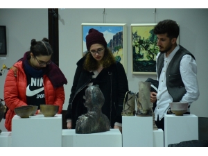 Uluslararası Sanat Sempozyumu Ve 4. Uluslararası Seramik Pişirim Çalıştayı Karma Sergisi Açıldı