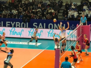 Aydın’ın Sultanları Halkbank’ı Yendi