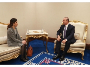 Bakan Çavuşoğlu, Nobel Ödüllü Nadia Murad’ı Kabul Etti