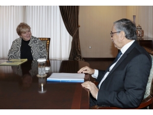 Kktc Cumhurbaşkanı Akıncı-lute Görüşmesi Tamamlandı