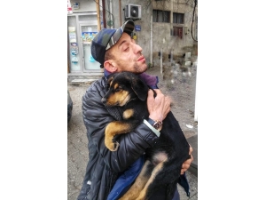 Engelli Ferhat’ın Yavru Köpek Duyarlılığı