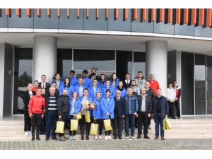 Aydın’ın Sultanları’na Kupa Maçı Öncesi Öğrenci Morali