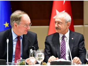 Chp Lideri Kılıçdaroğlu, Ab Büyükelçileriyle Bir Araya Geldi