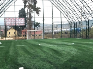 Kapalı Halı Sahanın Çalışmaları Sona Erdi