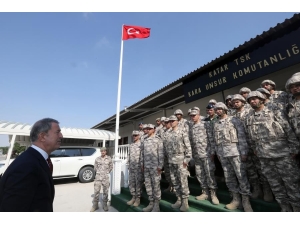 Bakan Akar: "Şimdi Önümüzde Münbiç Ve Fırat’ın Doğusu Var"