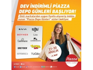 Şanlıurfa Piazza’da Depo Günleri Yepyeni Markalarla 2’nci Kez Başlıyor