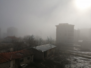 Isparta’da Sisli Hava İlginç Manzaralar Oluşturdu