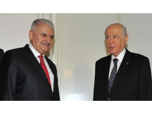 Tbmm Başkanı Yıldırım, Mhp Lideri Bahçeli İle Görüştü
